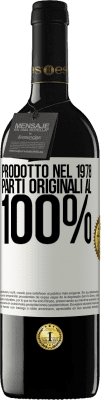 39,95 € Spedizione Gratuita | Vino rosso Edizione RED MBE Riserva Prodotto nel 1978. Parti originali al 100% Etichetta Bianca. Etichetta personalizzabile Riserva 12 Mesi Raccogliere 2014 Tempranillo