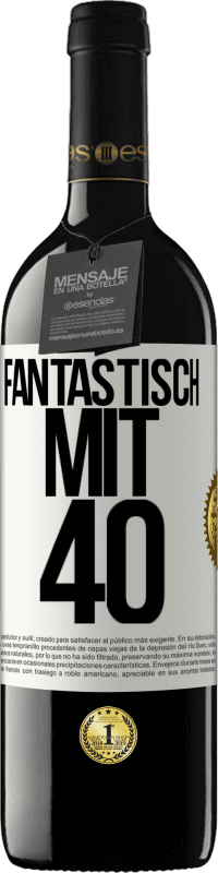 39,95 € Kostenloser Versand | Rotwein RED Ausgabe MBE Reserve Fantastisch mit 40 Weißes Etikett. Anpassbares Etikett Reserve 12 Monate Ernte 2015 Tempranillo