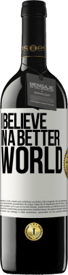 39,95 € Free Shipping | Red Wine RED Edition MBE Reserve I believe (IN) a better world White Label. Customizable label Reserve 12 Months Harvest 2016 Tempranillo