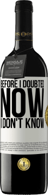 39,95 € 送料無料 | 赤ワイン REDエディション MBE 予約する 疑う前は、今はわからない ホワイトラベル. カスタマイズ可能なラベル 予約する 12 月 収穫 2016 Tempranillo