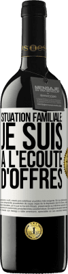 39,95 € Envoi gratuit | Vin rouge Édition RED MBE Réserve Situation familiale: je suis à l'écoute d'offres Étiquette Blanche. Étiquette personnalisable Réserve 12 Mois Récolte 2014 Tempranillo