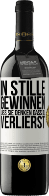 39,95 € Kostenloser Versand | Rotwein RED Ausgabe MBE Reserve In Stille gewinnen. Lass sie denken, dass du verlierst Weißes Etikett. Anpassbares Etikett Reserve 12 Monate Ernte 2014 Tempranillo