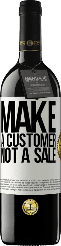 39,95 € Free Shipping | Red Wine RED Edition MBE Reserve Make a customer, not a sale White Label. Customizable label Reserve 12 Months Harvest 2015 Tempranillo