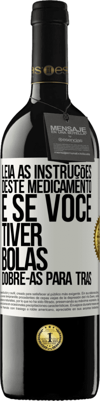 39,95 € Envio grátis | Vinho tinto Edição RED MBE Reserva Leia as instruções deste medicamento e se você tiver bolas, dobre-as para trás Etiqueta Branca. Etiqueta personalizável Reserva 12 Meses Colheita 2015 Tempranillo