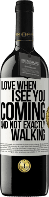 39,95 € Free Shipping | Red Wine RED Edition MBE Reserve I love when I see you coming and not exactly walking White Label. Customizable label Reserve 12 Months Harvest 2016 Tempranillo