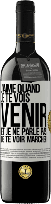 39,95 € Envoi gratuit | Vin rouge Édition RED MBE Réserve J'aime quand je te vois venir et je ne parle pas de te voir marcher Étiquette Blanche. Étiquette personnalisable Réserve 12 Mois Récolte 2015 Tempranillo