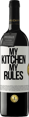 39,95 € Free Shipping | Red Wine RED Edition MBE Reserve My kitchen, my rules White Label. Customizable label Reserve 12 Months Harvest 2015 Tempranillo