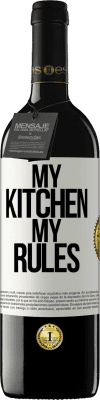 39,95 € Free Shipping | Red Wine RED Edition MBE Reserve My kitchen, my rules White Label. Customizable label Reserve 12 Months Harvest 2016 Tempranillo