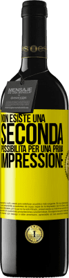 39,95 € Spedizione Gratuita | Vino rosso Edizione RED MBE Riserva Non esiste una seconda possibilità per una prima impressione Etichetta Gialla. Etichetta personalizzabile Riserva 12 Mesi Raccogliere 2015 Tempranillo