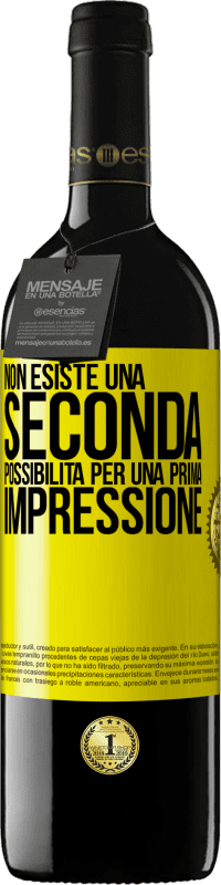 39,95 € Spedizione Gratuita | Vino rosso Edizione RED MBE Riserva Non esiste una seconda possibilità per una prima impressione Etichetta Gialla. Etichetta personalizzabile Riserva 12 Mesi Raccogliere 2015 Tempranillo