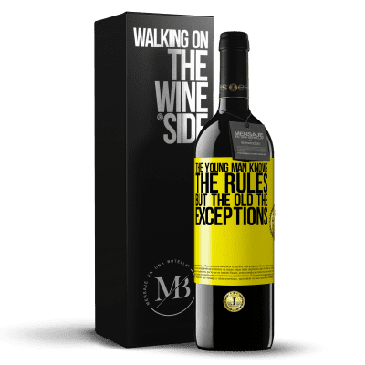 «The young man knows the rules, but the old the exceptions» RED Edition MBE Reserve