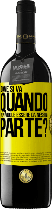 39,95 € Spedizione Gratuita | Vino rosso Edizione RED MBE Riserva dove si va quando non vuole essere da nessuna parte? Etichetta Gialla. Etichetta personalizzabile Riserva 12 Mesi Raccogliere 2015 Tempranillo