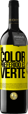 39,95 € Free Shipping | Red Wine RED Edition MBE Reserve Mi color preferido es: verte Yellow Label. Customizable label Reserve 12 Months Harvest 2014 Tempranillo