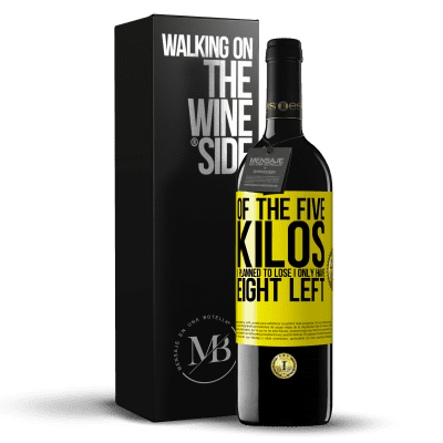 «Of the five kilos I planned to lose, I only have eight left» RED Edition MBE Reserve