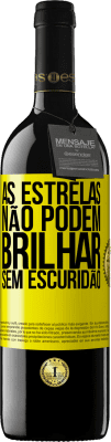 39,95 € Envio grátis | Vinho tinto Edição RED MBE Reserva As estrelas não podem brilhar sem escuridão Etiqueta Amarela. Etiqueta personalizável Reserva 12 Meses Colheita 2016 Tempranillo