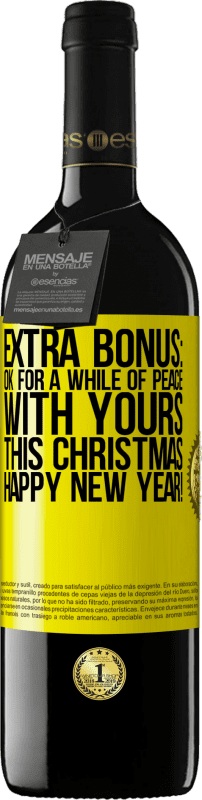 39,95 € 送料無料 | 赤ワイン REDエディション MBE 予約する 特別ボーナス：今年のクリスマスにはしばらくの間、安心してください。明けましておめでとうございます！ 黄色のラベル. カスタマイズ可能なラベル 予約する 12 月 収穫 2014 Tempranillo