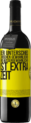 39,95 € Kostenloser Versand | Rotwein RED Ausgabe MBE Reserve Der Unterschied zwischen gewöhnlichen und außergewöhnlichen ist EXTRA Zeit Gelbes Etikett. Anpassbares Etikett Reserve 12 Monate Ernte 2015 Tempranillo