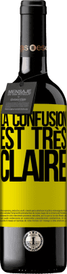 39,95 € Envoi gratuit | Vin rouge Édition RED MBE Réserve La confusion est très claire Étiquette Jaune. Étiquette personnalisable Réserve 12 Mois Récolte 2016 Tempranillo