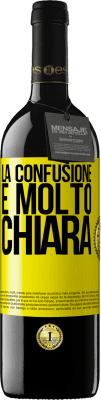 39,95 € Spedizione Gratuita | Vino rosso Edizione RED MBE Riserva La confusione è molto chiara Etichetta Gialla. Etichetta personalizzabile Riserva 12 Mesi Raccogliere 2016 Tempranillo