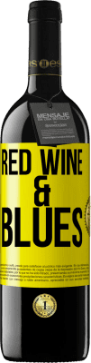 39,95 € 免费送货 | 红酒 RED版 MBE 预订 Red wine & Blues 黄色标签. 可自定义的标签 预订 12 个月 收成 2016 Tempranillo