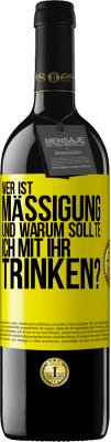 39,95 € Kostenloser Versand | Rotwein RED Ausgabe MBE Reserve Wer ist Mäßigung und warum sollte ich mit ihr trinken? Gelbes Etikett. Anpassbares Etikett Reserve 12 Monate Ernte 2015 Tempranillo