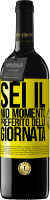 39,95 € Spedizione Gratuita | Vino rosso Edizione RED MBE Riserva Sei il mio momento preferito della giornata Etichetta Gialla. Etichetta personalizzabile Riserva 12 Mesi Raccogliere 2016 Tempranillo