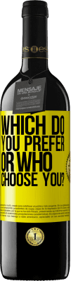 39,95 € Free Shipping | Red Wine RED Edition MBE Reserve which do you prefer, or who choose you? Yellow Label. Customizable label Reserve 12 Months Harvest 2016 Tempranillo