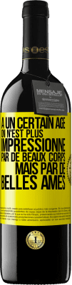 39,95 € Envoi gratuit | Vin rouge Édition RED MBE Réserve À un certain âge on n'est plus impressionné par de beaux corps mais par de belles âmes Étiquette Jaune. Étiquette personnalisable Réserve 12 Mois Récolte 2015 Tempranillo