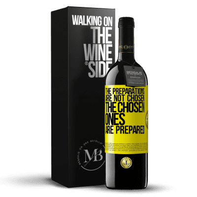 «The preparations are not chosen, the chosen ones are prepared» RED Edition MBE Reserve