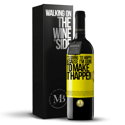 «It's going to happen because I'm going to make it happen» RED Edition MBE Reserve