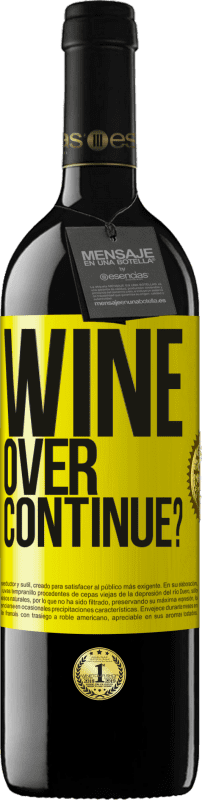 39,95 € Envío gratis | Vino Tinto Edición RED MBE Reserva Wine over. Continue? Etiqueta Amarilla. Etiqueta personalizable Reserva 12 Meses Cosecha 2014 Tempranillo