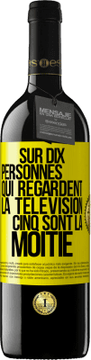 39,95 € Envoi gratuit | Vin rouge Édition RED MBE Réserve Sur dix personnes qui regardent la télévision cinq sont la moitié Étiquette Jaune. Étiquette personnalisable Réserve 12 Mois Récolte 2015 Tempranillo