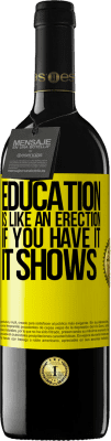 39,95 € Free Shipping | Red Wine RED Edition MBE Reserve Education is like an erection. If you have it, it shows Yellow Label. Customizable label Reserve 12 Months Harvest 2016 Tempranillo