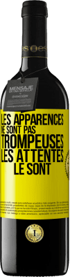 39,95 € Envoi gratuit | Vin rouge Édition RED MBE Réserve Les apparences ne sont pas trompeuses. Les attentes le sont Étiquette Jaune. Étiquette personnalisable Réserve 12 Mois Récolte 2016 Tempranillo