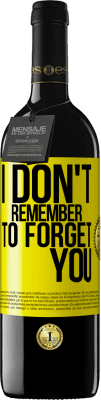39,95 € 送料無料 | 赤ワイン REDエディション MBE 予約する あなたを忘れたのを覚えていない 黄色のラベル. カスタマイズ可能なラベル 予約する 12 月 収穫 2016 Tempranillo