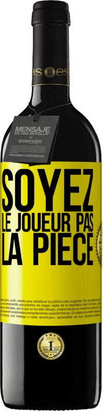 39,95 € Envoi gratuit | Vin rouge Édition RED MBE Réserve Soyez le joueur pas la pièce Étiquette Jaune. Étiquette personnalisable Réserve 12 Mois Récolte 2015 Tempranillo