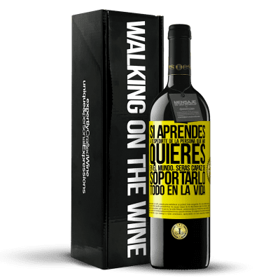 «Si aprendes a despedirte de la persona que más quieres en el mundo, serás capaz de soportarlo todo en la vida» Edición RED MBE Reserva