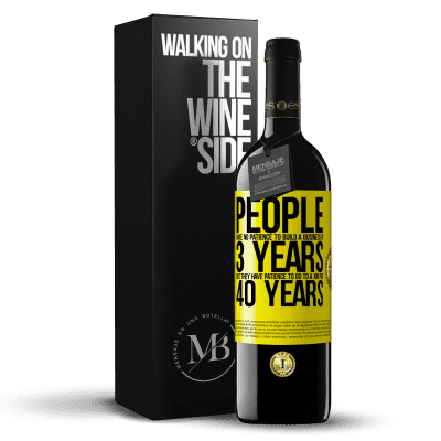 «People have no patience to build a business in 3 years. But he has patience to go to a job for 40 years» RED Edition MBE Reserve