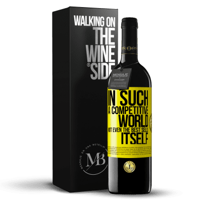 «In such a competitive world, not even the best sells itself» RED Edition MBE Reserve