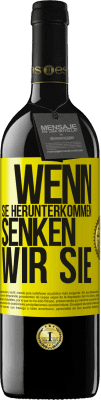 39,95 € Kostenloser Versand | Rotwein RED Ausgabe MBE Reserve Wenn Sie herunterkommen, senken wir Sie Gelbes Etikett. Anpassbares Etikett Reserve 12 Monate Ernte 2015 Tempranillo