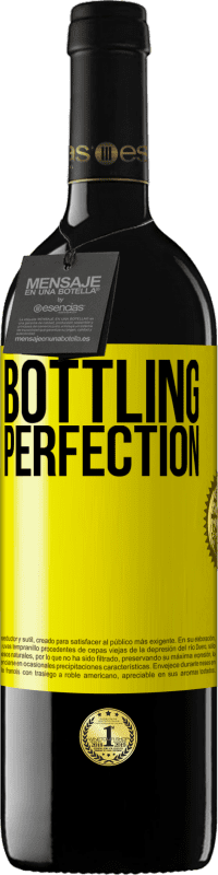 39,95 € Envío gratis | Vino Tinto Edición RED MBE Reserva Bottling perfection Etiqueta Amarilla. Etiqueta personalizable Reserva 12 Meses Cosecha 2014 Tempranillo