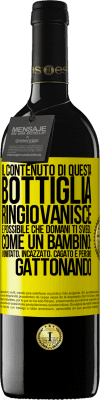 39,95 € Spedizione Gratuita | Vino rosso Edizione RED MBE Riserva Il contenuto di questa bottiglia ringiovanisce. È possibile che domani ti svegli come un bambino: vomitato, incazzato, Etichetta Gialla. Etichetta personalizzabile Riserva 12 Mesi Raccogliere 2016 Tempranillo