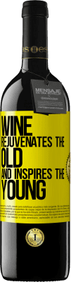 39,95 € Free Shipping | Red Wine RED Edition MBE Reserve Wine rejuvenates the old and inspires the young Yellow Label. Customizable label Reserve 12 Months Harvest 2015 Tempranillo