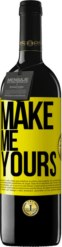 39,95 € 送料無料 | 赤ワイン REDエディション MBE 予約する あなたのものにしてください 黄色のラベル. カスタマイズ可能なラベル 予約する 12 月 収穫 2016 Tempranillo