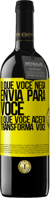 39,95 € Envio grátis | Vinho tinto Edição RED MBE Reserva O que você nega envia para você. O que você aceita transforma você Etiqueta Amarela. Etiqueta personalizável Reserva 12 Meses Colheita 2016 Tempranillo