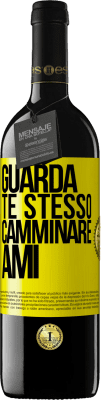 39,95 € Spedizione Gratuita | Vino rosso Edizione RED MBE Riserva Guarda te stesso camminare. Ami Etichetta Gialla. Etichetta personalizzabile Riserva 12 Mesi Raccogliere 2014 Tempranillo