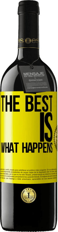 39,95 € 送料無料 | 赤ワイン REDエディション MBE 予約する 最高は何が起こるか 黄色のラベル. カスタマイズ可能なラベル 予約する 12 月 収穫 2016 Tempranillo