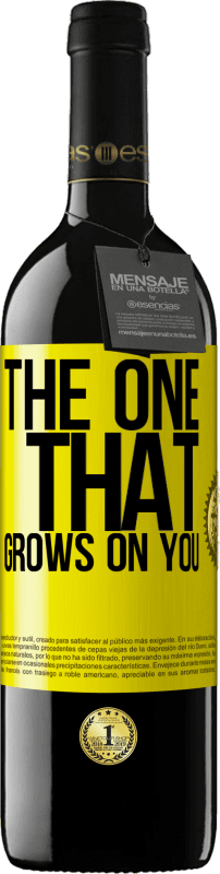 39,95 € 送料無料 | 赤ワイン REDエディション MBE 予約する The one that grows on you 黄色のラベル. カスタマイズ可能なラベル 予約する 12 月 収穫 2015 Tempranillo