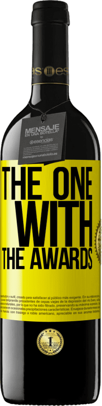 39,95 € 送料無料 | 赤ワイン REDエディション MBE 予約する The one with the awards 黄色のラベル. カスタマイズ可能なラベル 予約する 12 月 収穫 2016 Tempranillo