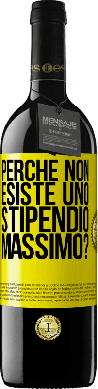 39,95 € Spedizione Gratuita | Vino rosso Edizione RED MBE Riserva perché non esiste uno stipendio massimo? Etichetta Gialla. Etichetta personalizzabile Riserva 12 Mesi Raccogliere 2015 Tempranillo